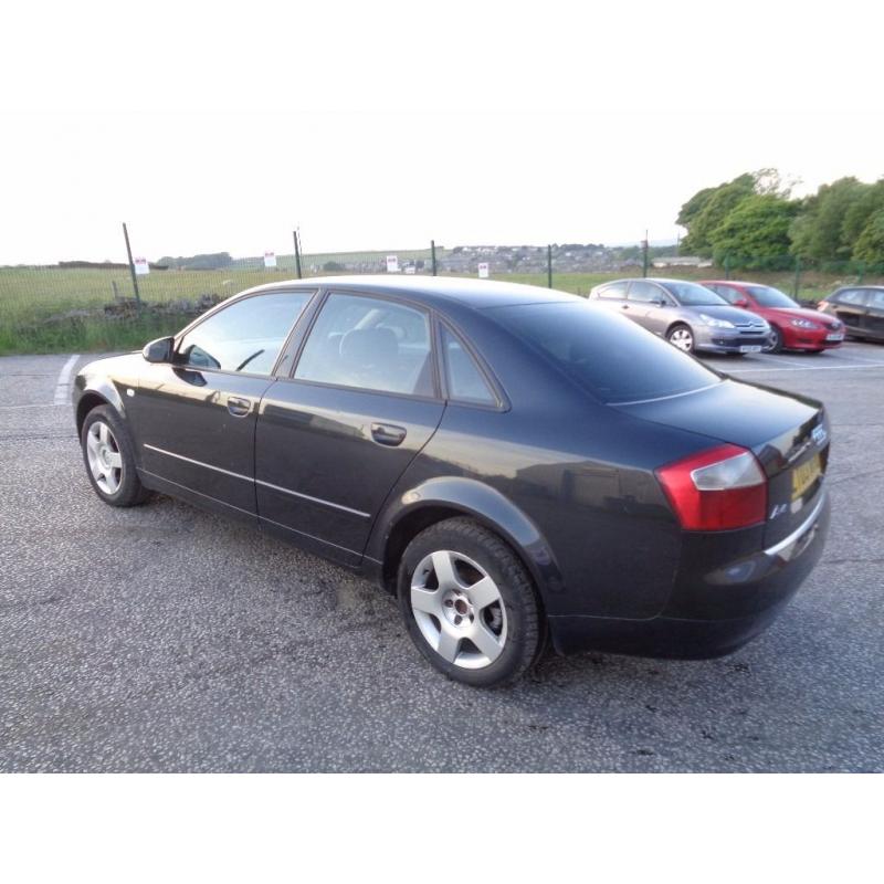 2003 AUDI A4 1.9 TDI SE 4 DOOR SALOON BLACK 12 MONTHS M.O.T