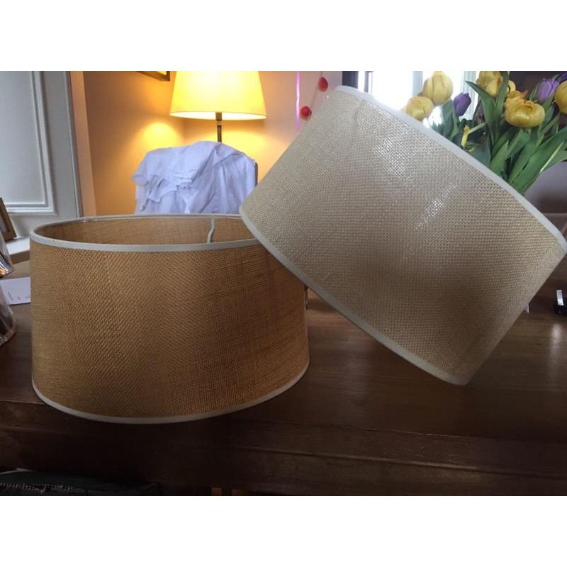 2 sets of lampshades