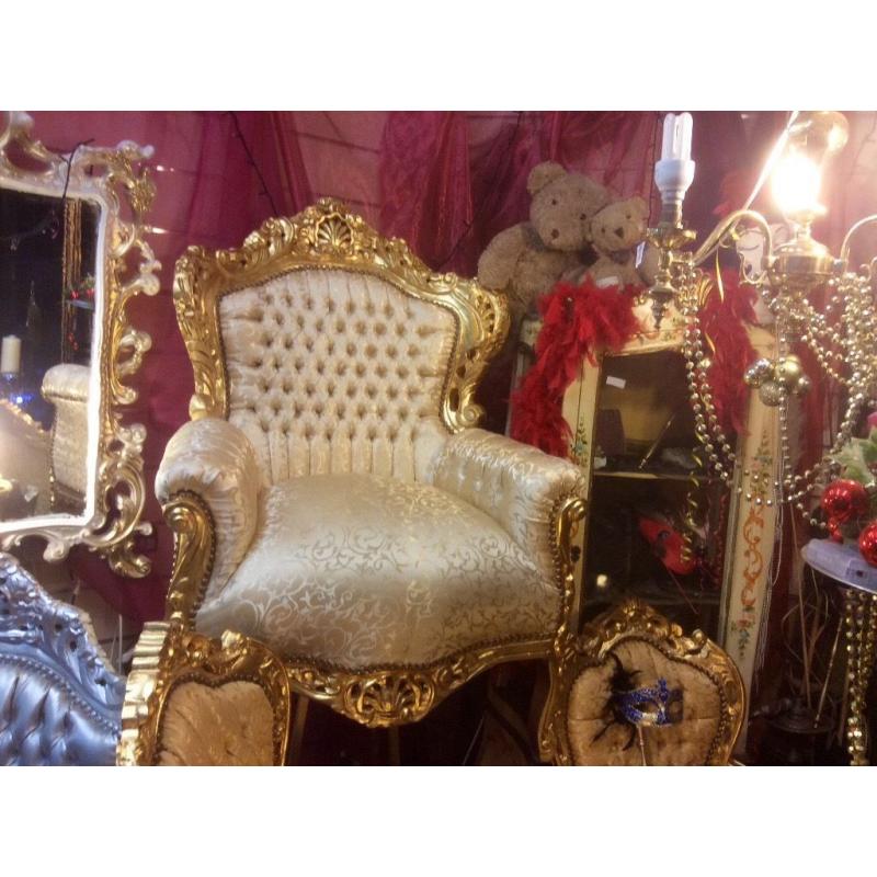 Fancy French ROCOCO style chair