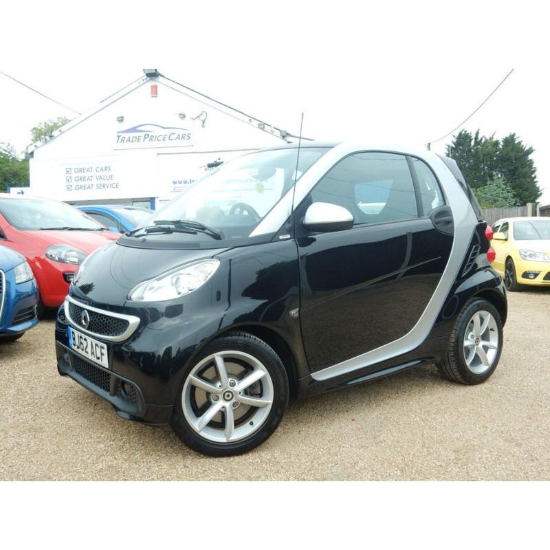 2012 62 Smart Fortwo 1.0 MHD Pulse Softouch 2dr - RAC DEALER