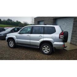 2004 TOYOTA LAND CRUISER 3.0 LC3 8-SEATS D-4D 5D 161 BHP DIESEL