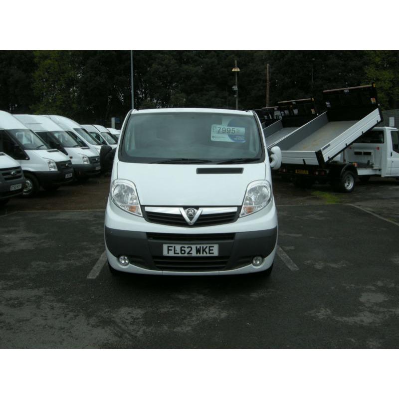 2012/62 VAUHALL VIVARO SL27 SPORTIVE 115 2.0CDTI SWB EURO 5 6SPD DIESEL VAN