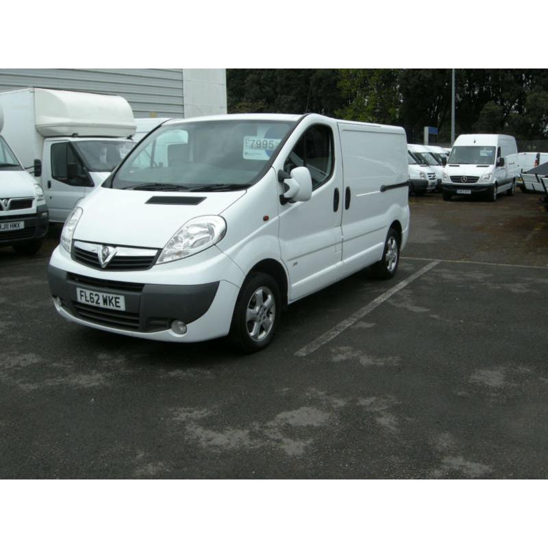 2012/62 VAUHALL VIVARO SL27 SPORTIVE 115 2.0CDTI SWB EURO 5 6SPD DIESEL VAN