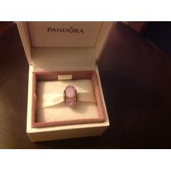 Pandora 14k Pink Murano Charm (item number 750404)