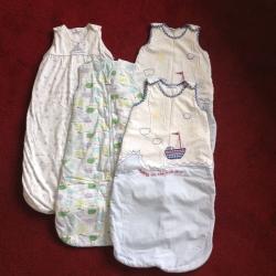 4 Baby sleeping bags 6-18 months, 2.5 tog