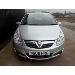 2008 Vauxhall Corsa 1.2 i 16v Life 3dr 12 Months MOT