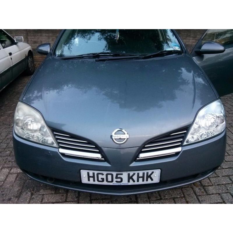 2005 NISSAN PRIMERA 1.81SX, TOP SPEC SATNAV, REVERSE CAMERA, ALLOYS..........