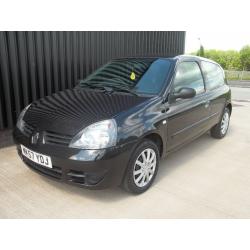 2007 (57) Renault Clio 1.2 Campus 3dr, 2 Keys , Service History, Low Mileage May Px