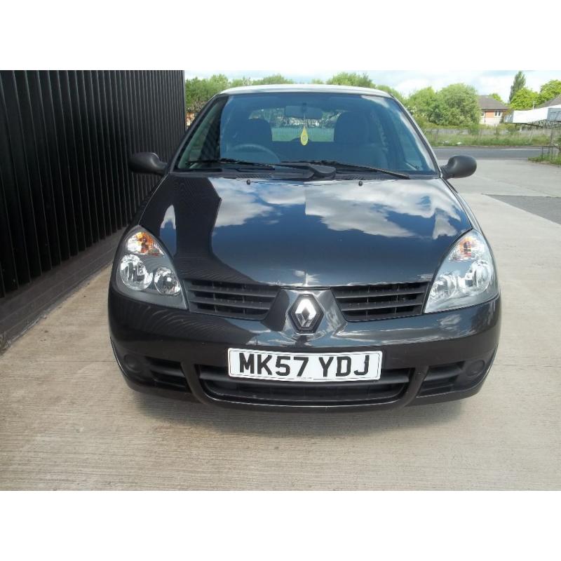 2007 (57) Renault Clio 1.2 Campus 3dr, 2 Keys , Service History, Low Mileage May Px