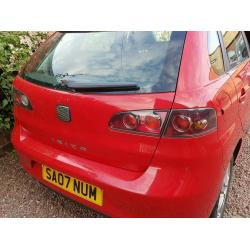 Seat ibiza 07 reg 9mot