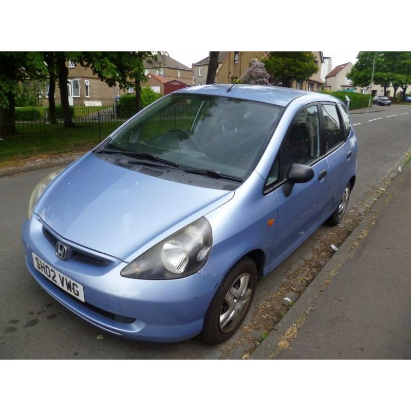 Honda Jazz 1.4S, 02 plate, MOT April 2017, reliable, practical and cheap to run