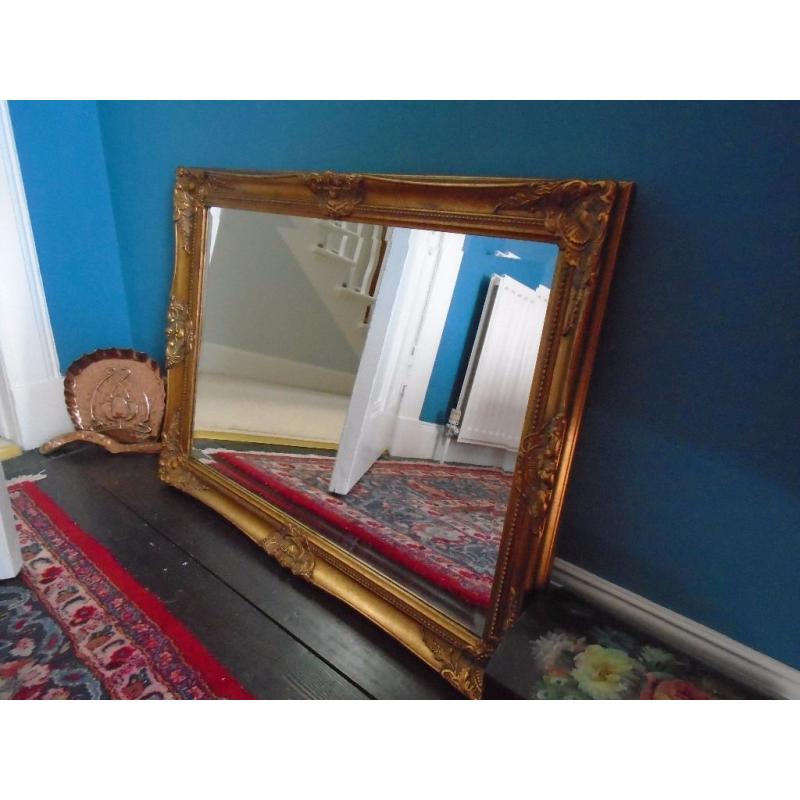 Ornate gilt mirror