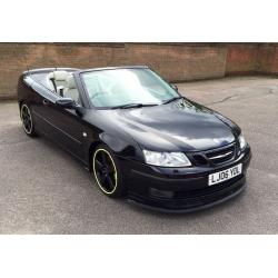 saab 93 aero convertible for sell 18aloy wheels mot till january