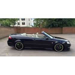 saab 93 aero convertible for sell 18aloy wheels mot till january