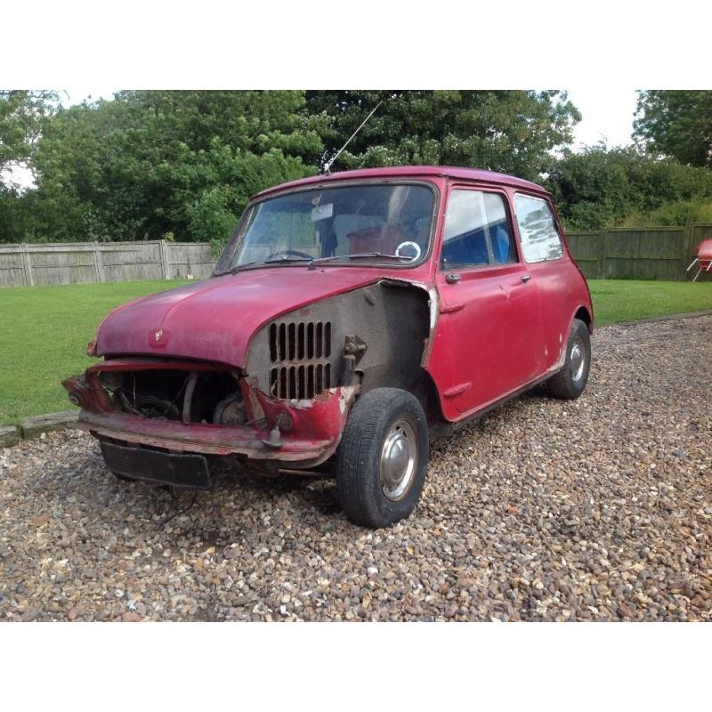 Austin mini mk1 classic mini 1963 850cc been in storage for 20+ years