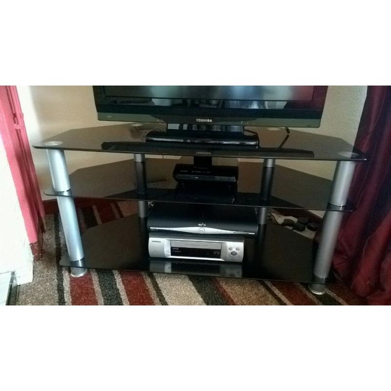 Glass TV unit