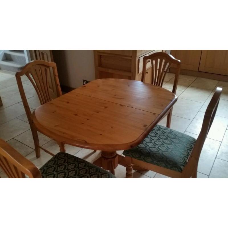 Table and chairs