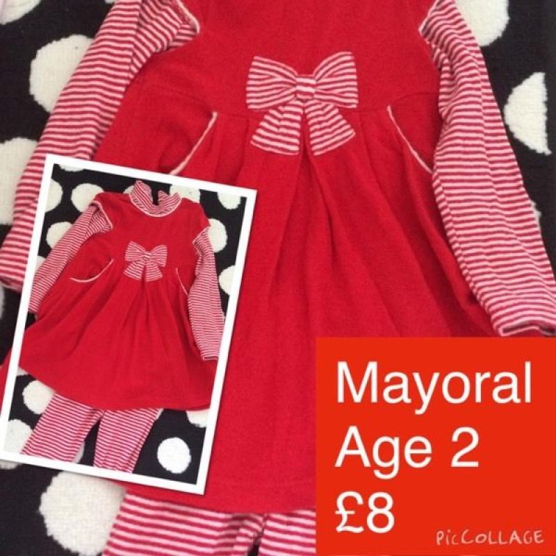 Girls 3pc Mayoral set 2y