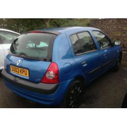 Renault Clio 1 year MOT