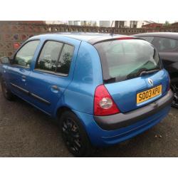 Renault Clio 1 year MOT