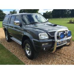 2007 56 MITSUBISHI L200 2.5 4WD TROJAN LWB DCB 1D 114 BHP DIESEL