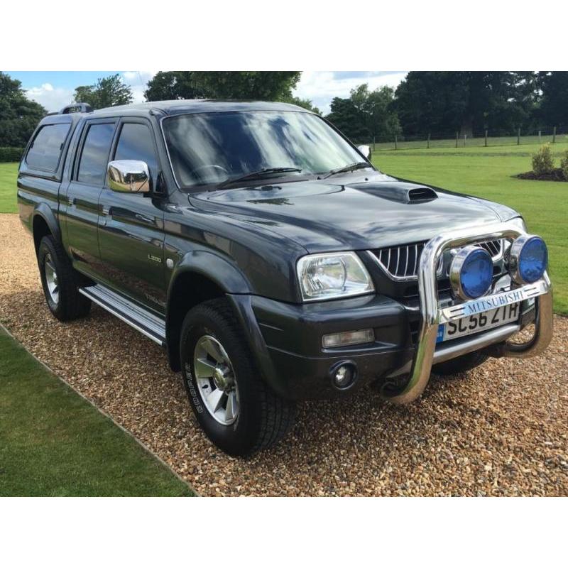 2007 56 MITSUBISHI L200 2.5 4WD TROJAN LWB DCB 1D 114 BHP DIESEL