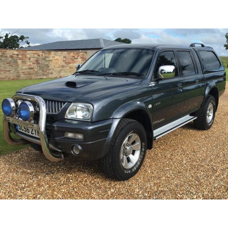 2007 56 MITSUBISHI L200 2.5 4WD TROJAN LWB DCB 1D 114 BHP DIESEL