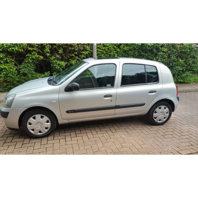 ***RENAULT CLIO 1.2 .2004.5 DOORS.FULL MOT.2KEY.FSH****