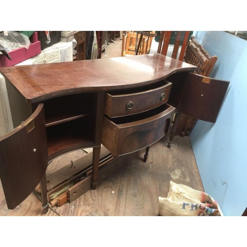 Large dark wood dresser in excellent condition