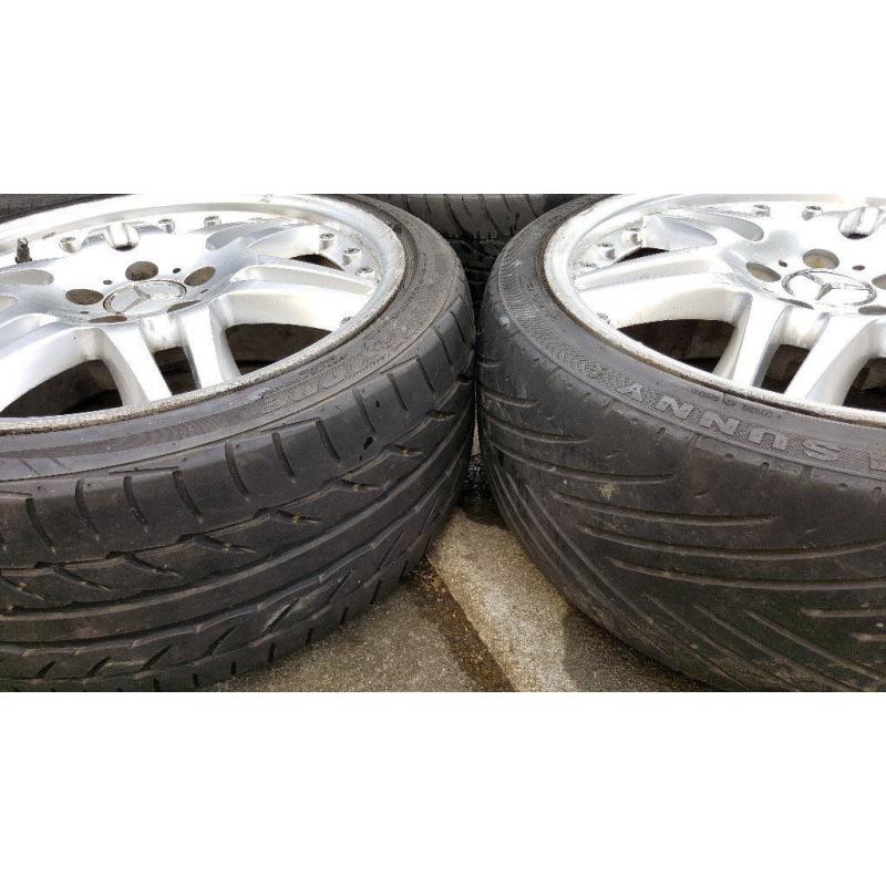 Set of 4 Mercedes 18 inch Alloys