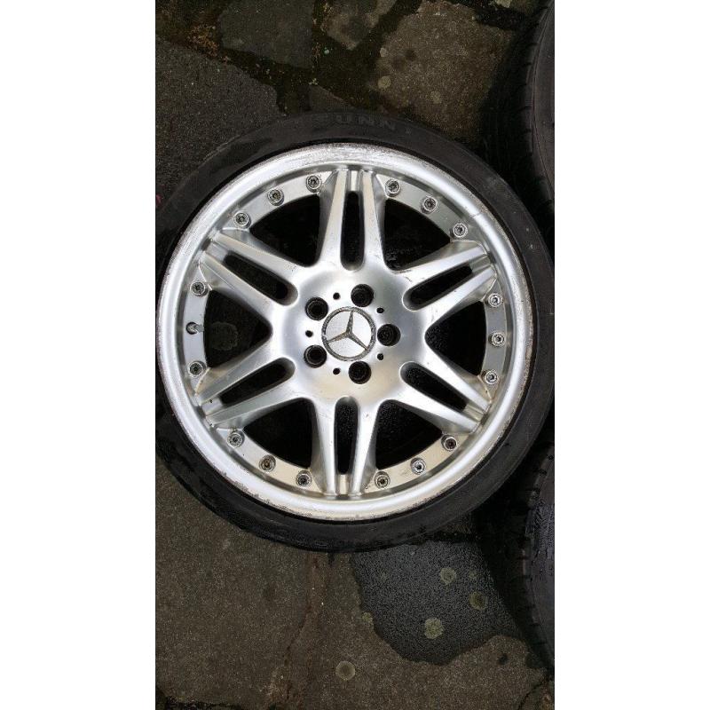 Set of 4 Mercedes 18 inch Alloys