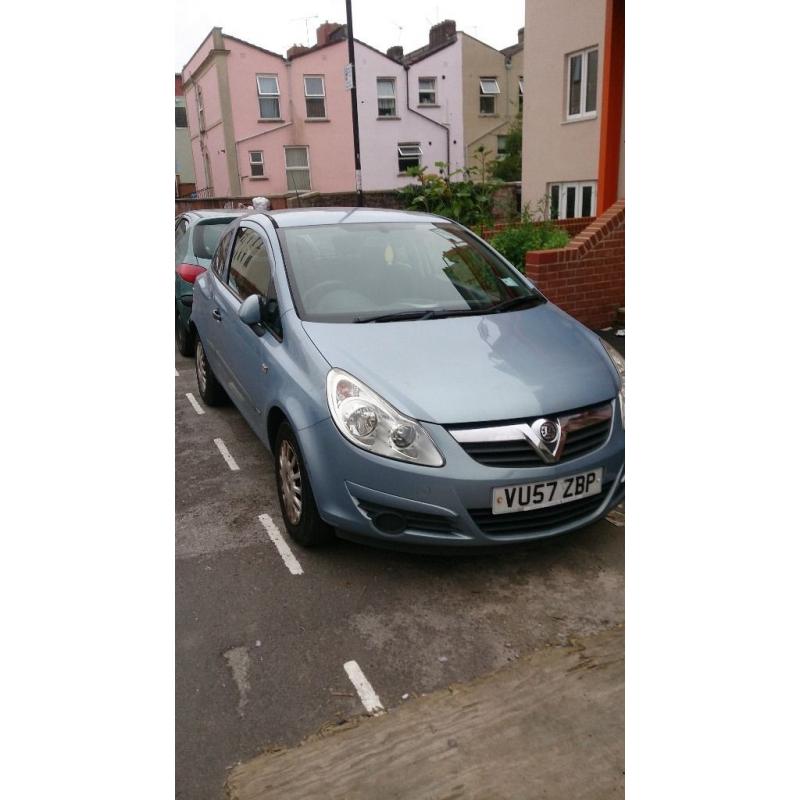 Vauxhall Corsa 2008 - 1 YEAR WARRANTY - LOW MILEAGE - MOT July 2017, Last Service July 2016