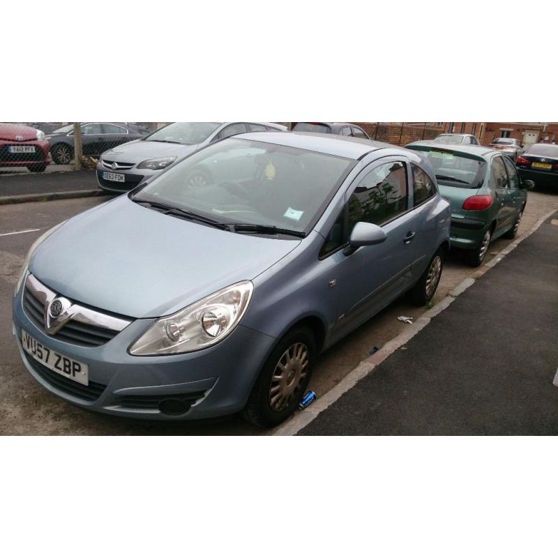 Vauxhall Corsa 2008 - 1 YEAR WARRANTY - LOW MILEAGE - MOT July 2017, Last Service July 2016