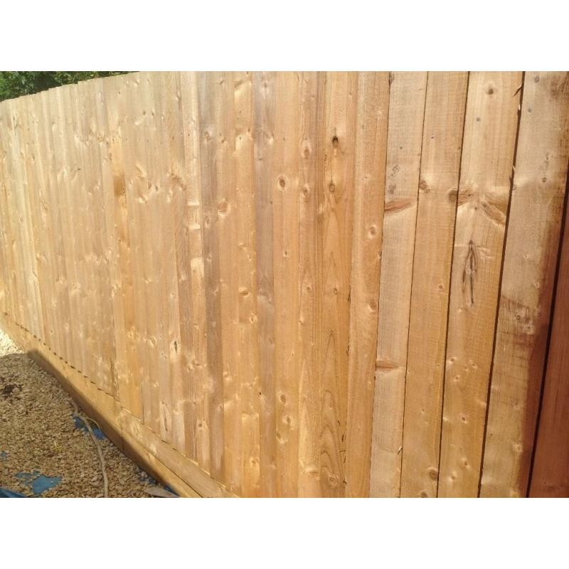 Feather edge fencing / wood job lot