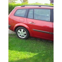 2005 Megane estate, mot July 2017,swp