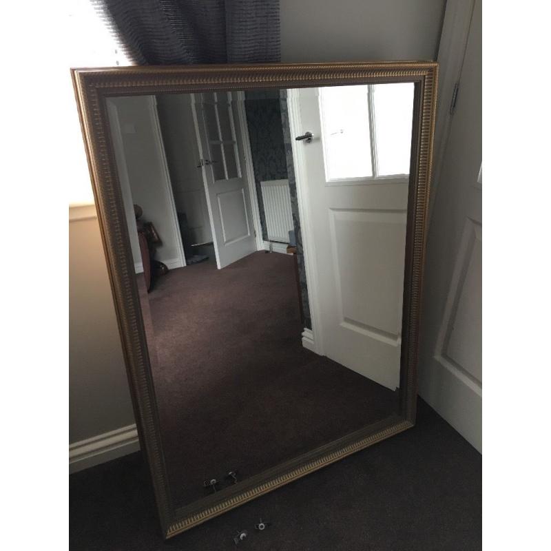 Framed mirror 40x30 inch