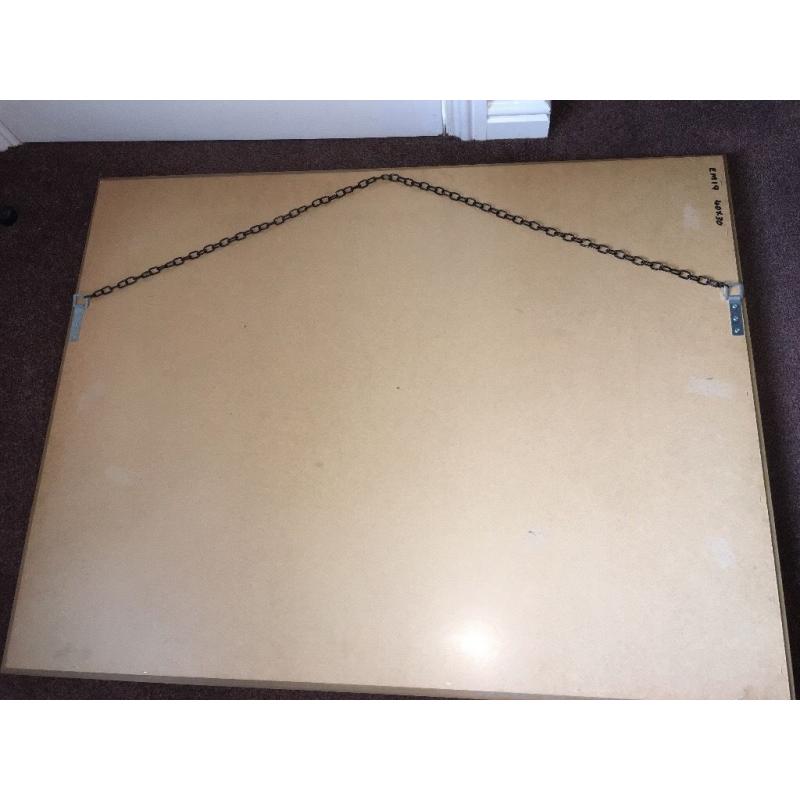 Framed mirror 40x30 inch