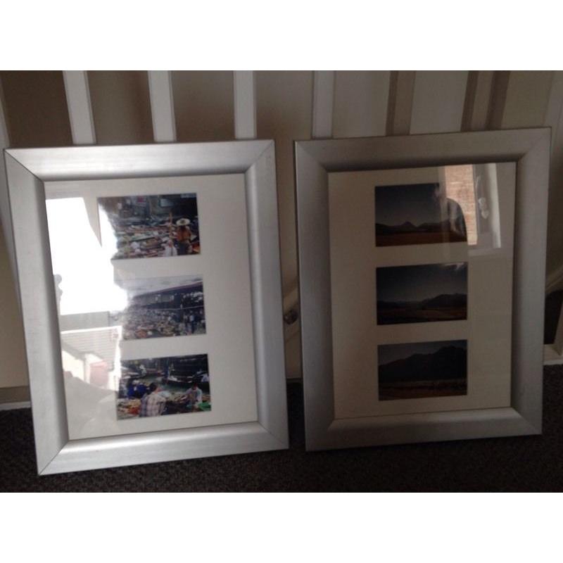 Habitat silver picture frame