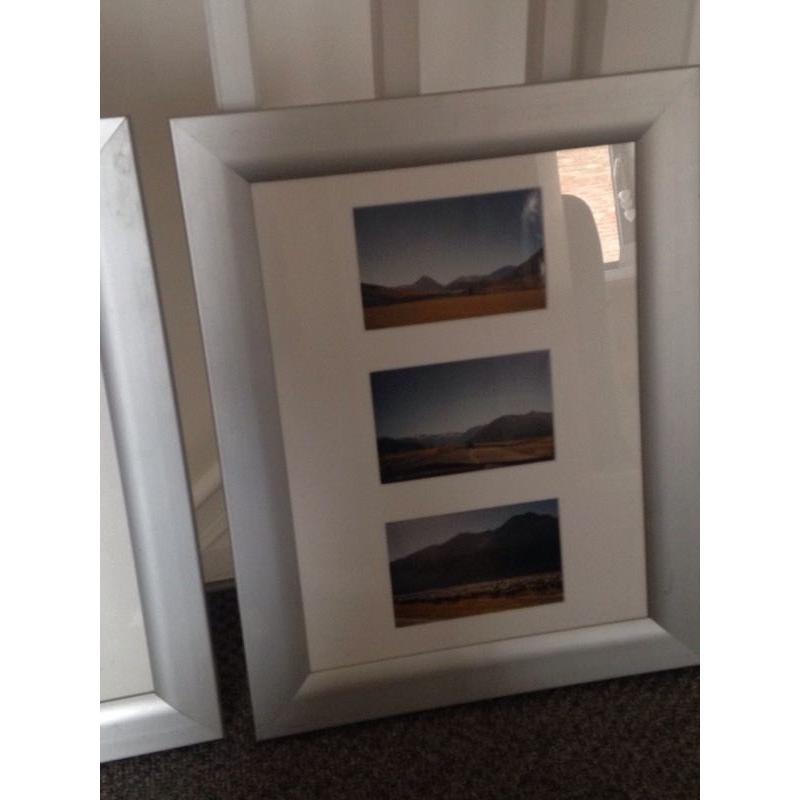 Habitat silver picture frame