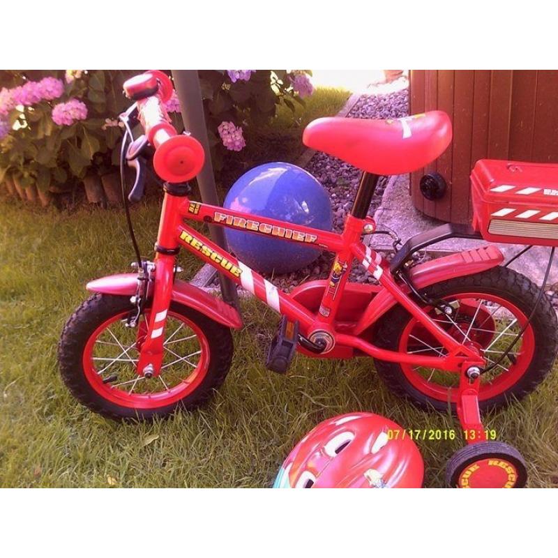 Boys bike 12" Fire Chief