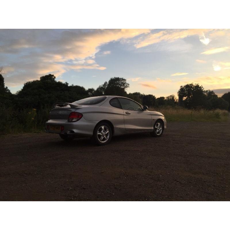 Hyundai coupe with 12 months MOT