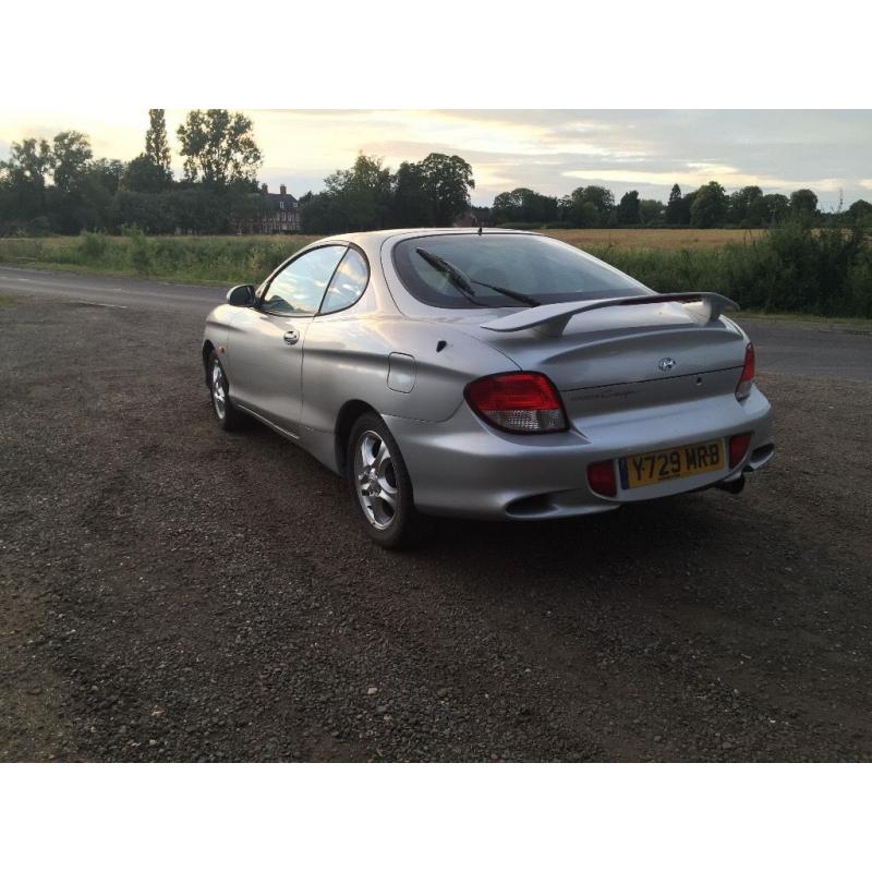 Hyundai coupe with 12 months MOT