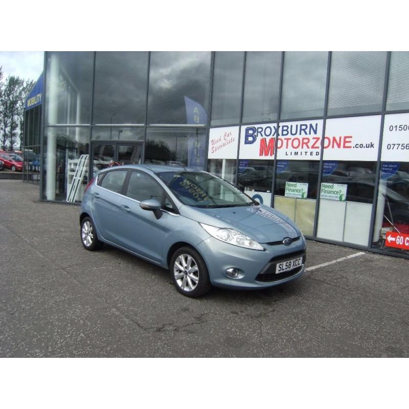 2009 58 FORD FIESTA 1.2 ZETEC 5d 81 BHP MOT JAN 2017 **** GUARANTEED FINANCE ****