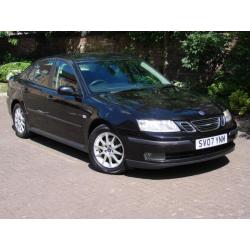 EXCELLENT SPEC!! BLACK 2007 SAAB 9-3 1.8T LINEAR SPORT 4dr, 1 YEAR MOT