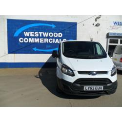 FORD TRANSIT CUSTOM 2.2TDCi ( 100PS ) ECONETIC 270 L1H2 DIESEL WHITE 63REG