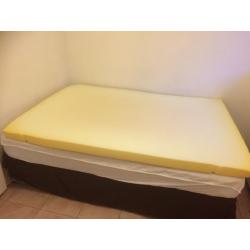 Double Memory Foam Mattress Topper