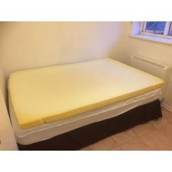 Double Memory Foam Mattress Topper