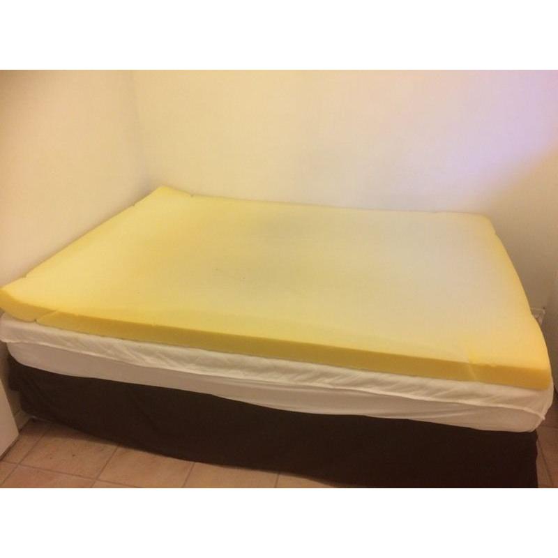 Double Memory Foam Mattress Topper