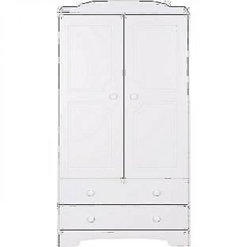 Nordic 2 Door 2 Drawer Wardrobe - White NEW BOXED 2 for sale brand new boxed