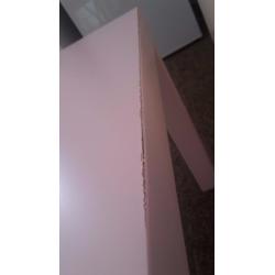 Tea table (pink) and 2 chairs set